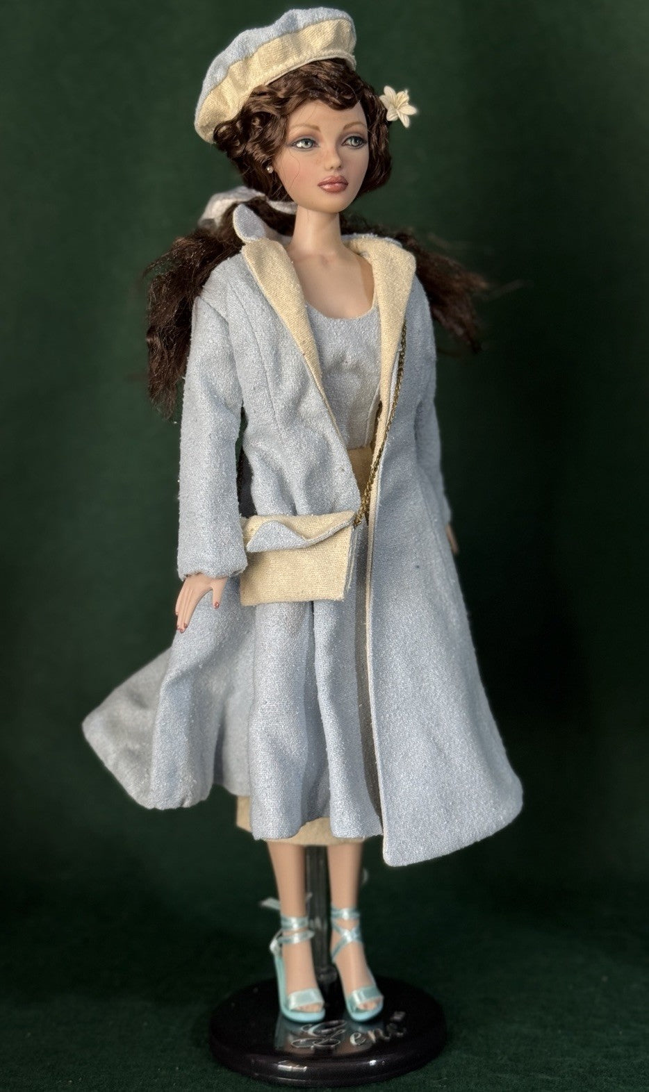 Artist Repainted Gene Marshall “Mystee” Fashion Doll Box/COA By Sutherland