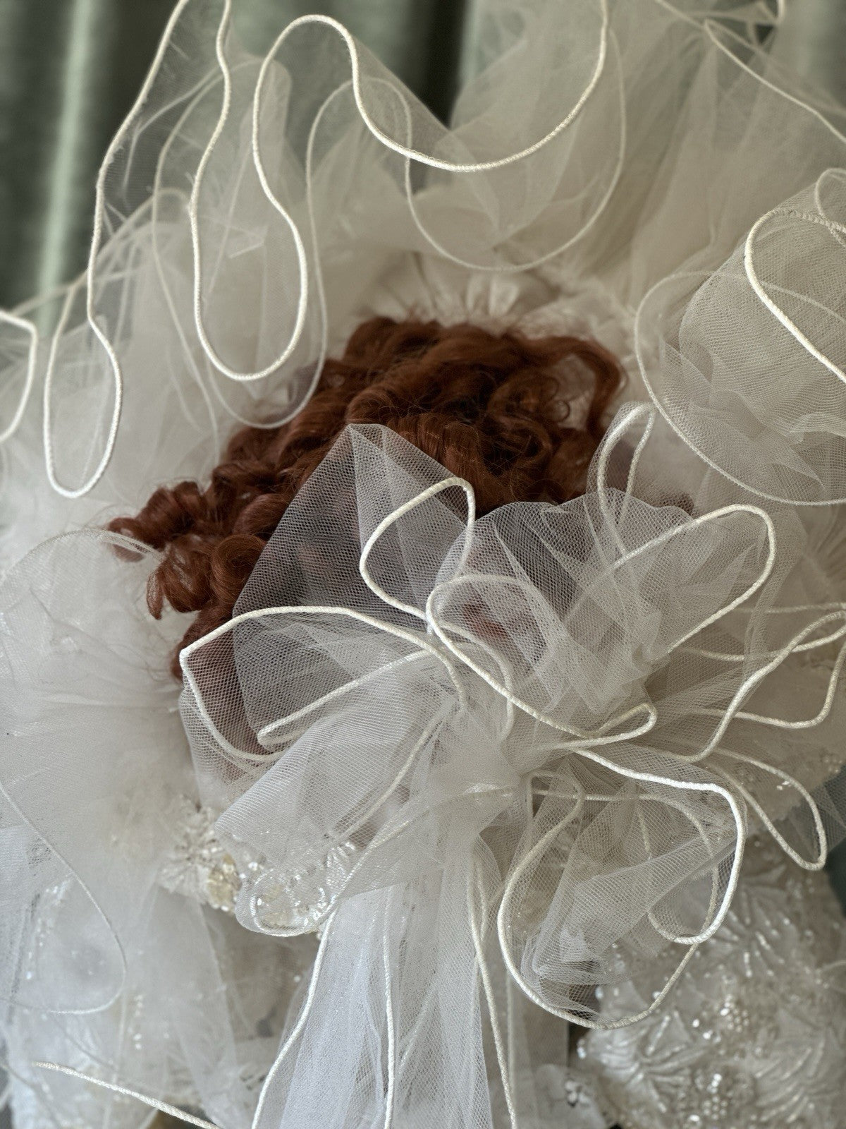 Collectible Large 42” Porcelain Doll “Victoria ” by Rustie LE 1500 COA/Stand