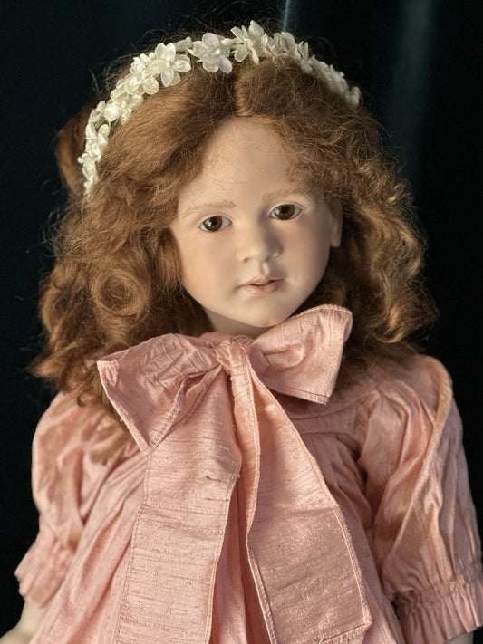 Collectible Artist 22” Porcelain Doll “Pauline” by Ruth Treffeisen LE 100 COA
