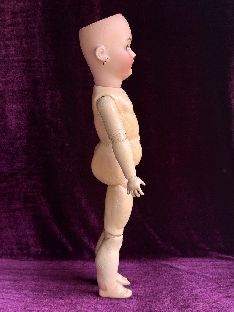Rare Antique German  21" Franz Schmidt 53 Bisque Head Doll
