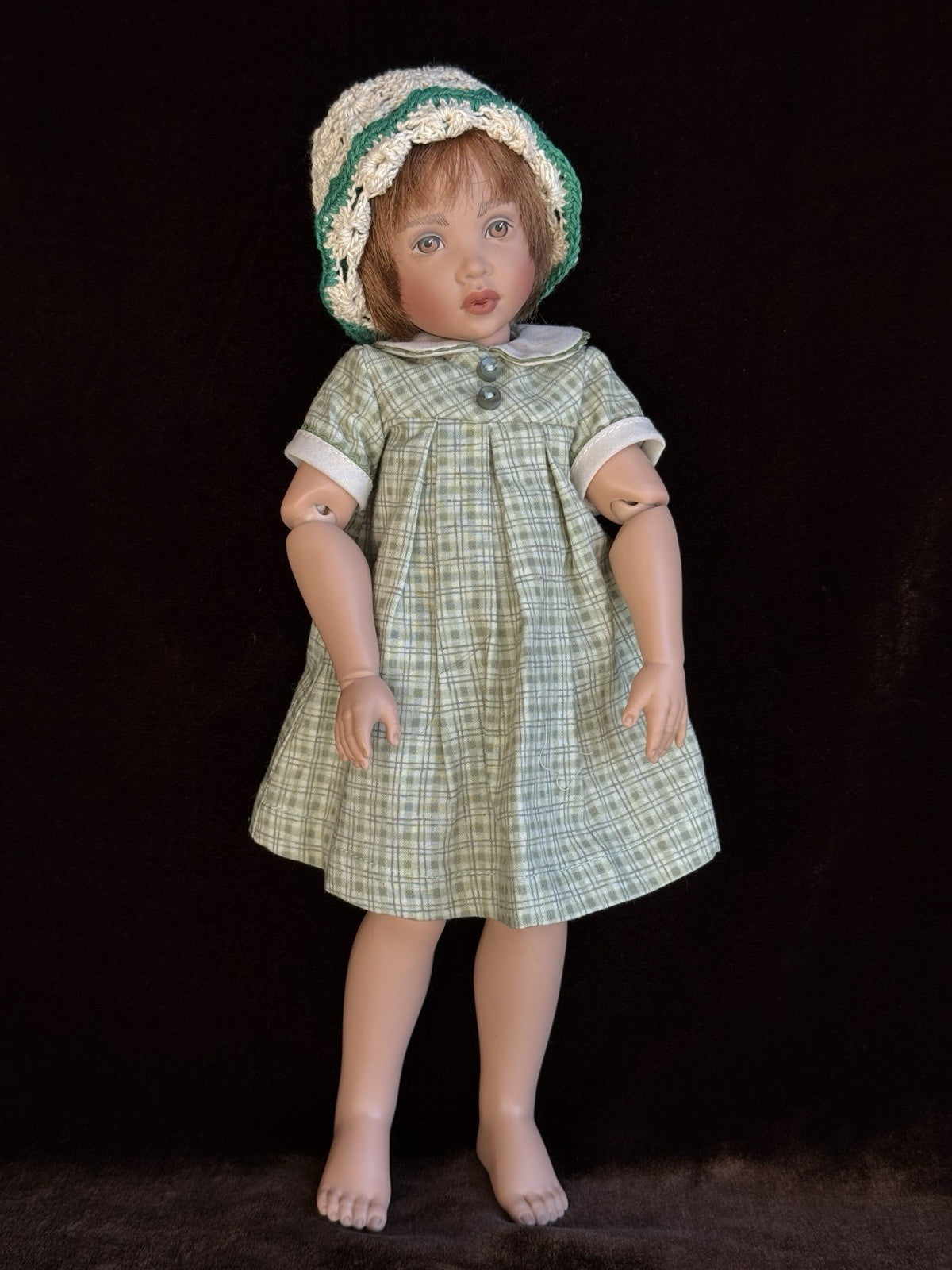 Collectible 12" Vinyl Helen Kish 1995 Jointed Doll