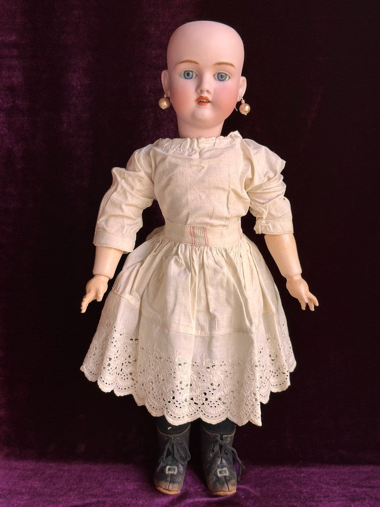 Antique German Kley Hahn Walkure 17.5” Doll Bisque Head Composition Body