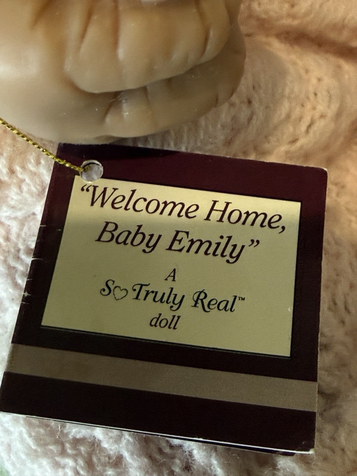 “Welcome Home Baby Emily” 20” Baby Doll by Linda Webb Ashton Drake Galleries