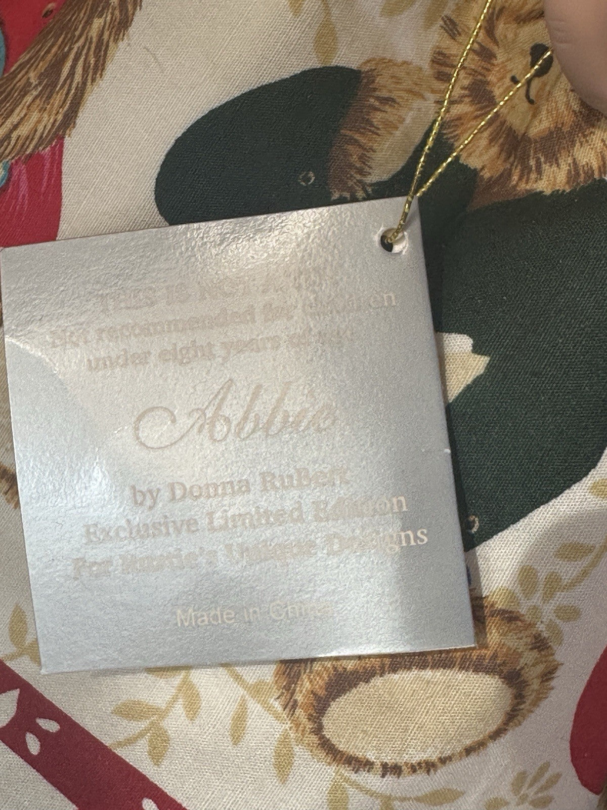 Large 29” Porcelain Doll “Abbie” by Donna Rubert LE 1000 Tag/Toy