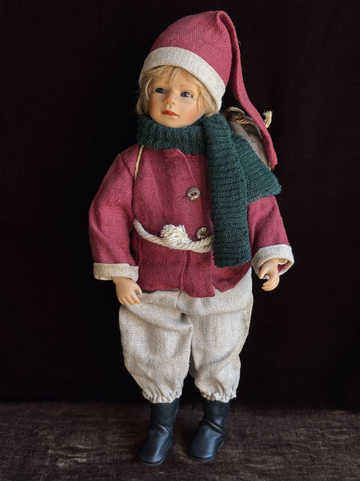 Collectible 16” Gotz Suzi Eimer Vinyl/Cloth Troll Boy Doll