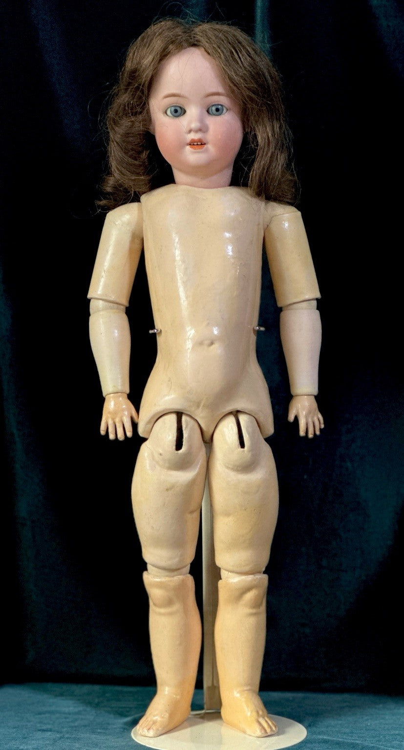 Antique German Shoenau & Hoffmeister Mold 5300 Bisque Head 23” Doll