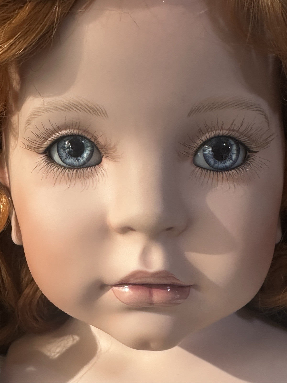 Large 29” Porcelain Doll “Abbie” by Donna Rubert LE 1000 Tag/Toy