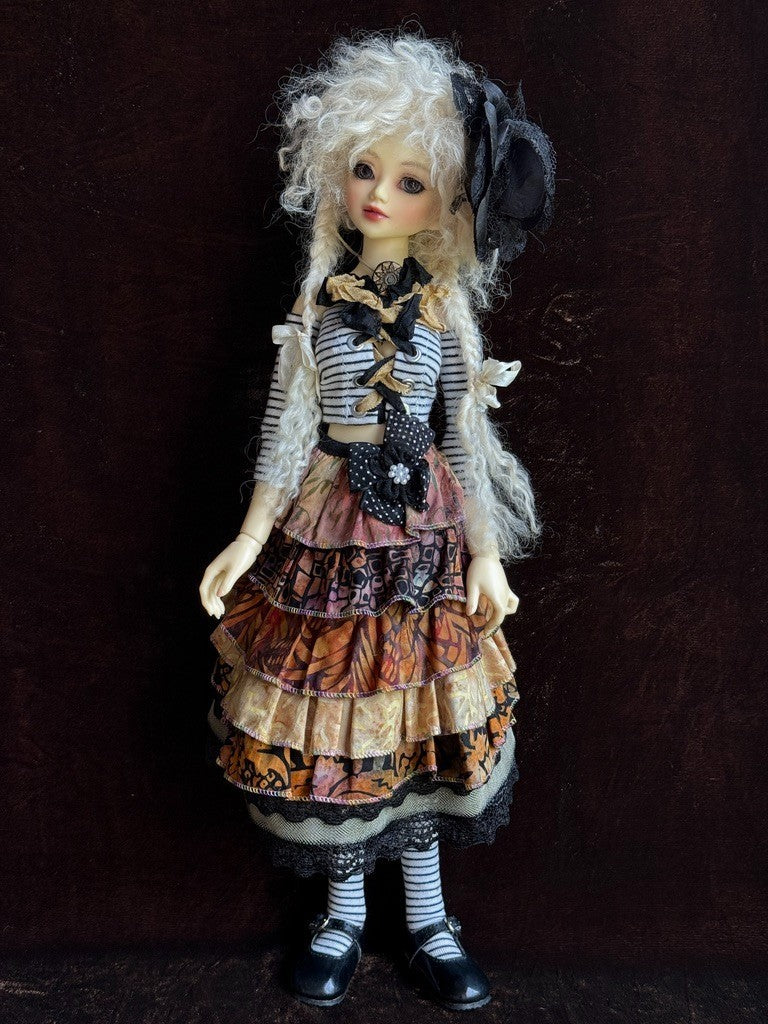 Alchemic Labo Japanese BJD MSD 17" Resin Doll Full Set Faceup Dressed