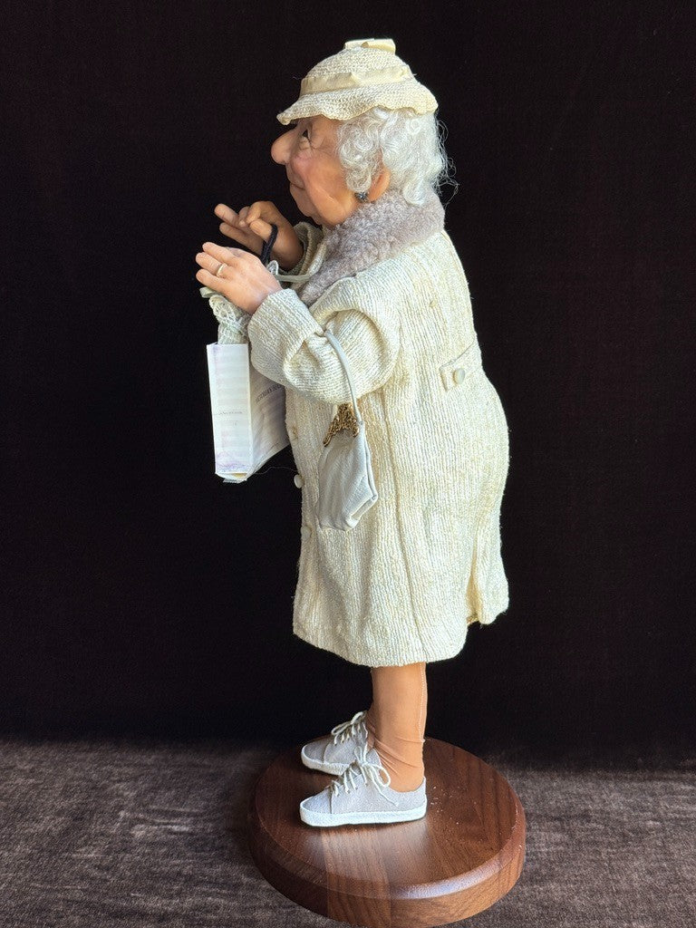 NIADA Artist Annie Wahl Rosie Moser's Victoria Secret Original Doll Mixed Media