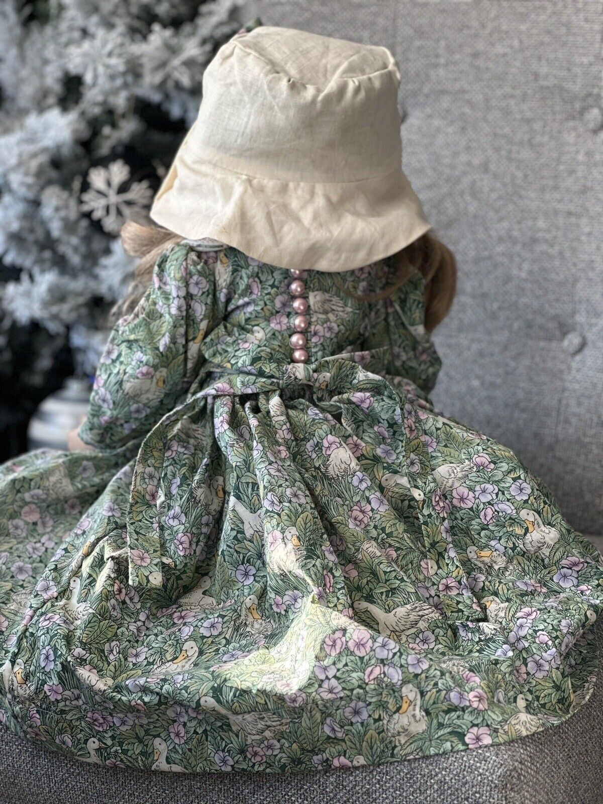 Lifelike 28” Collectible Porcelain Doll “Emma” by Christine Orange LE 750