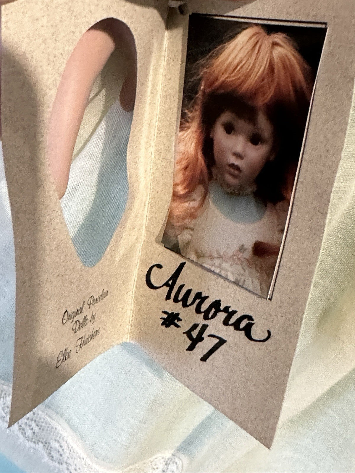 Collectable Elke’s Original Porcelain 24” Doll “Aurora” Box/COA/Book LE 47/250