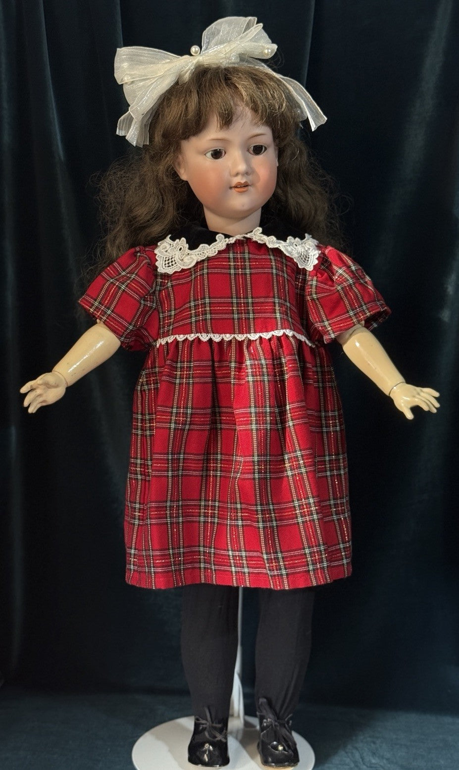 Antique German Armand Marseille 390 DRGM 28” Doll Bisque Head Composition Body