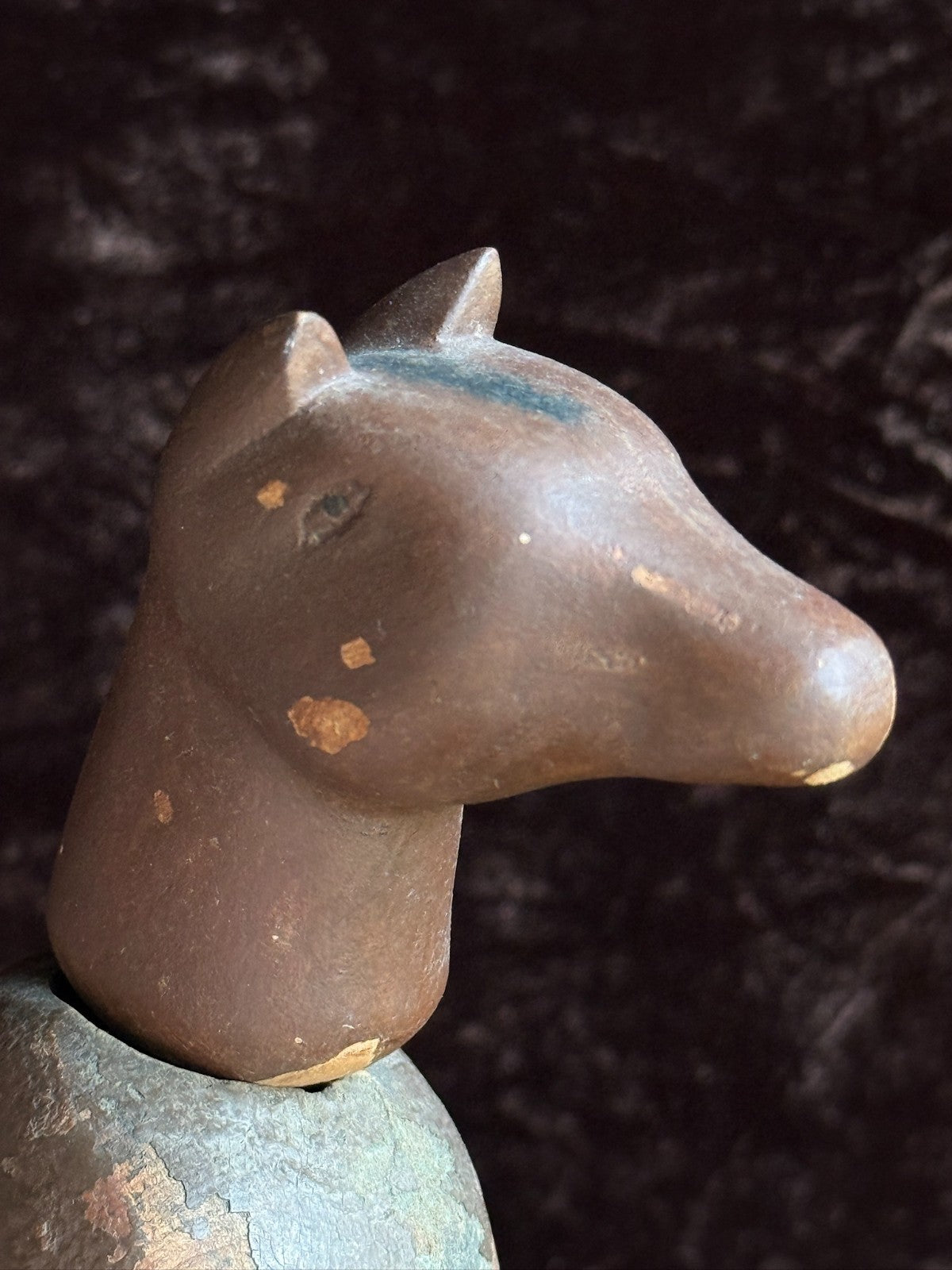 Antique American Schoenhut Humpty Dumpty Wooden Jointed Horse