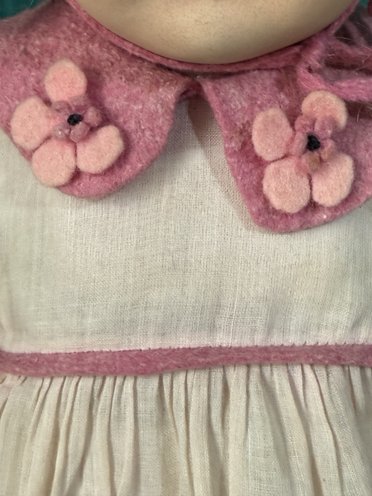 Unidentified German (?) Antique  Composition 19” Doll Sleepy Eyes