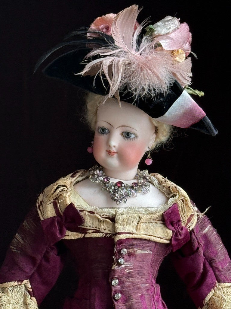 Antique French 16” Jumeau/Gaultier Bisque Head Fashion Poupee Bebe Doll