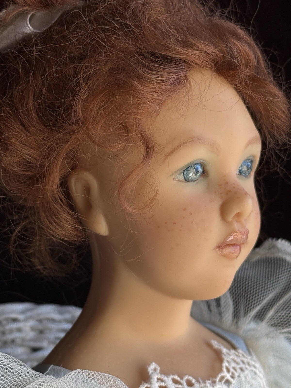 Collectible French Heloise 21” Resin/Cloth Charlotte Doll LE 100