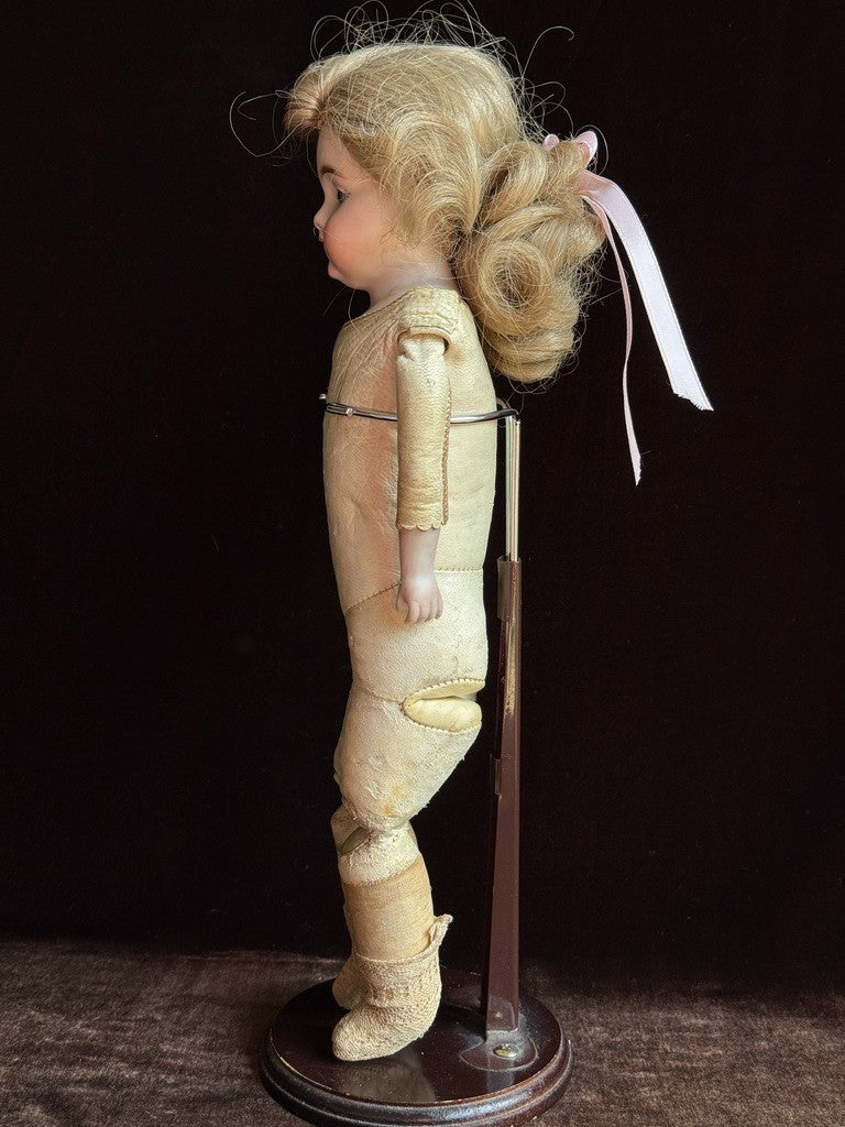Early Antique German 13” Kestner 143 Bisque Shoulder Head Doll