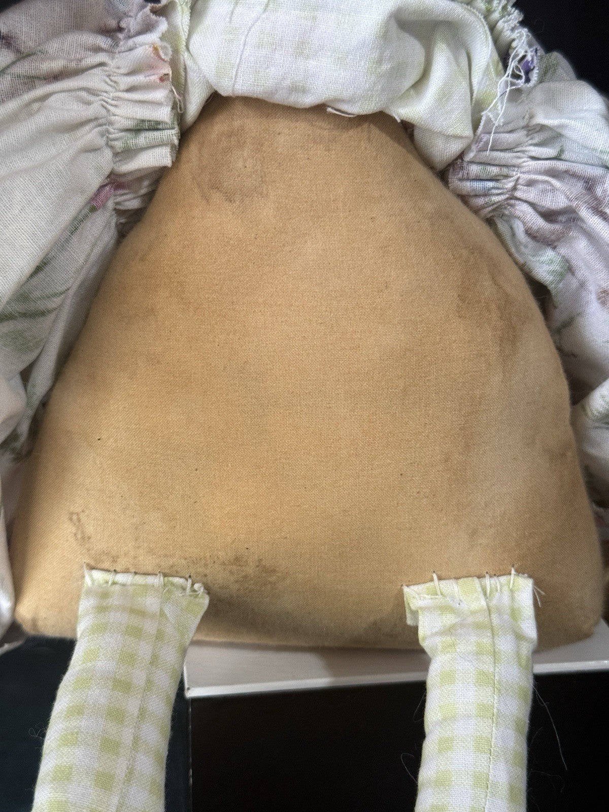 OOAK (?) Artist Handmade Whimsical Cloth 22” Doll “Bunny”