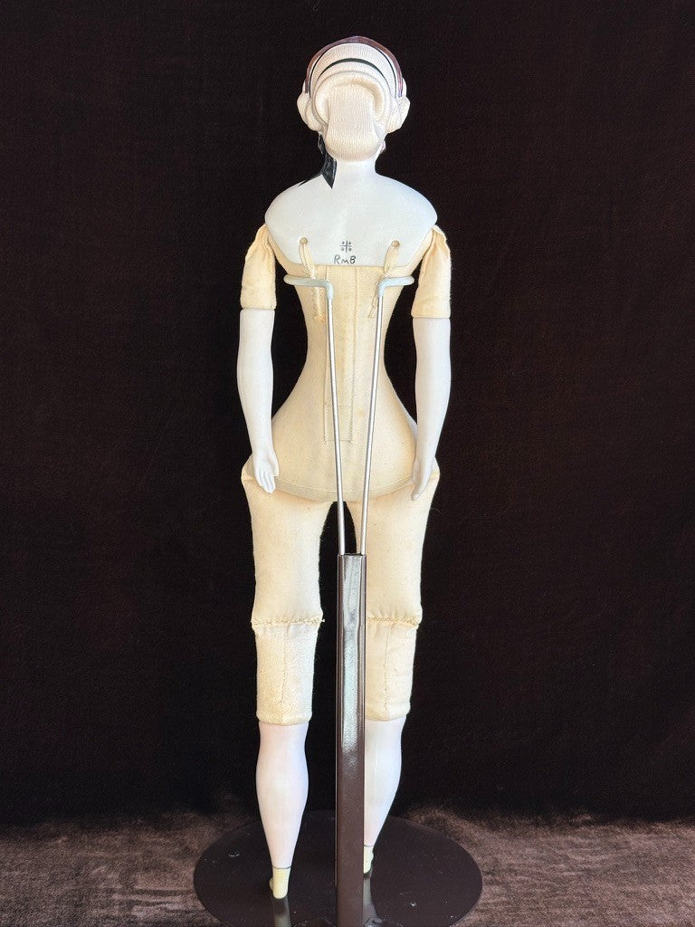 Vintage 19” Ruth Bartlome Porcelain Reproduction of Parian Fashion Lady Doll