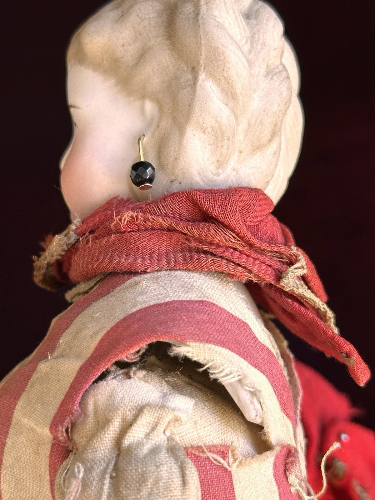 Rare Antique German 13.5” Simon Halbig Parian Bisque Head China Fashion Doll