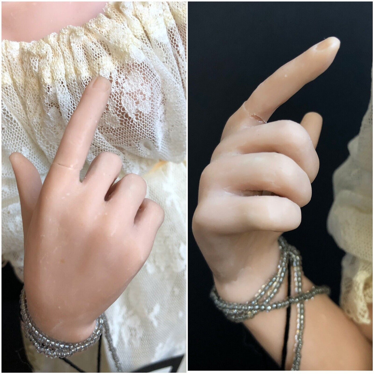 OOAK Hand Sculpted Polymer Clay Doll Emma by Monika, Monica Mechling