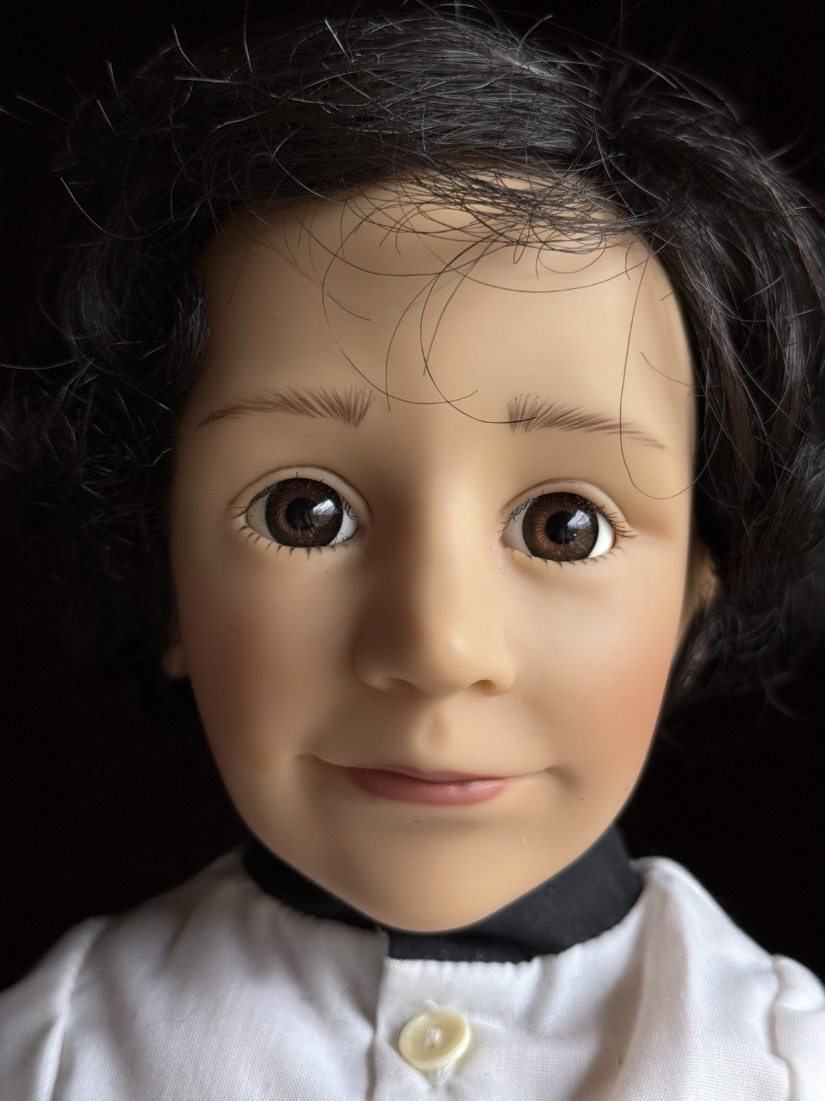 Collectible 21” Gotz All Vinyl Ludwig Boy Doll with Tag/Certificate LE 2000