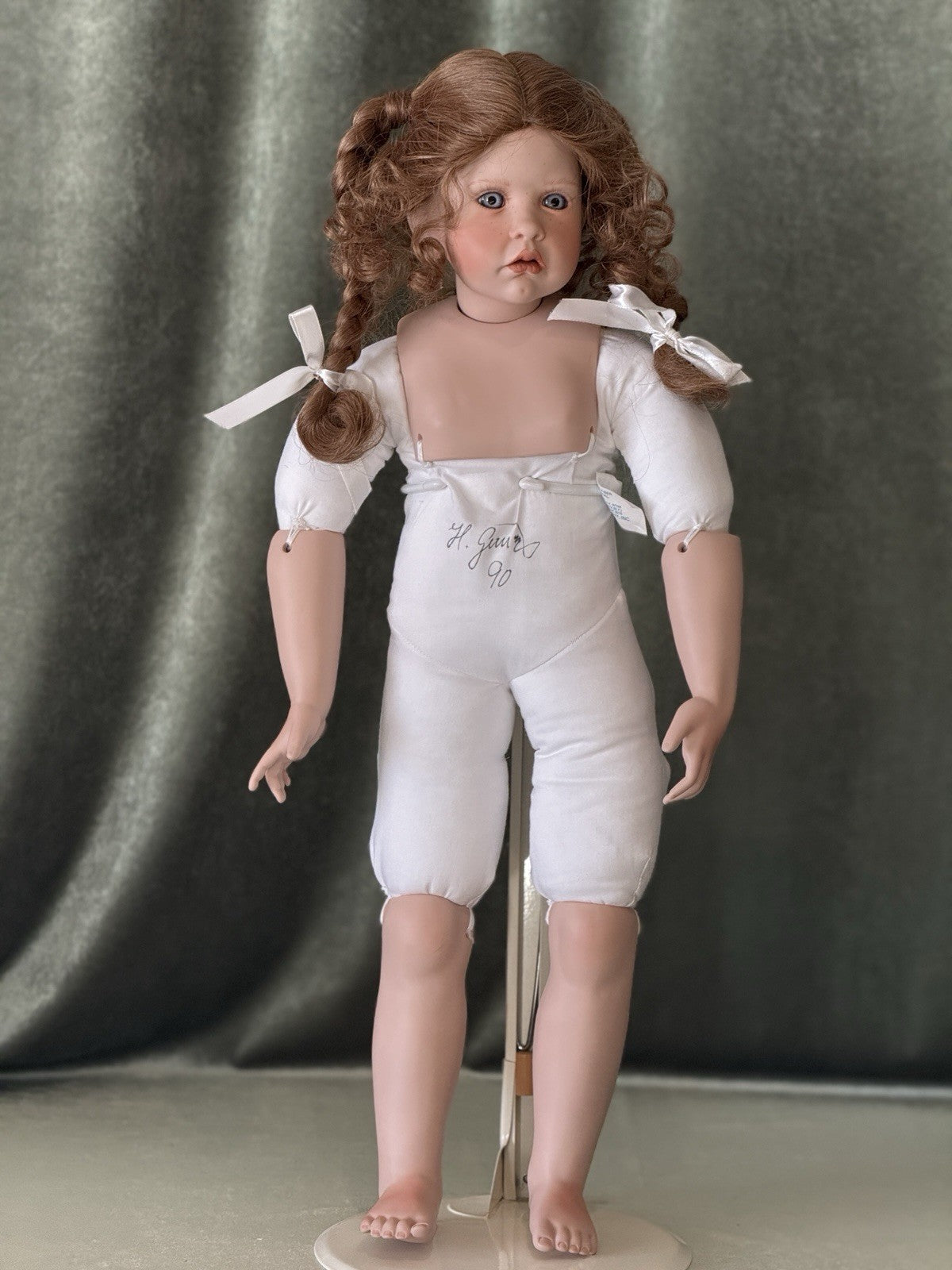 MIB Artist Hildegard Gunzel Porcelain 24” Doll “Hilke” LE 500 Box
