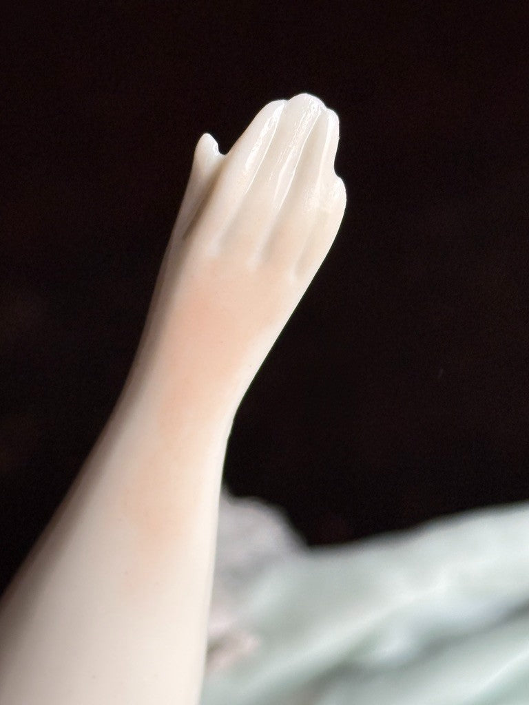 Vintage 19.5” Reproduction of Antique German Jenny Lind China Head Doll