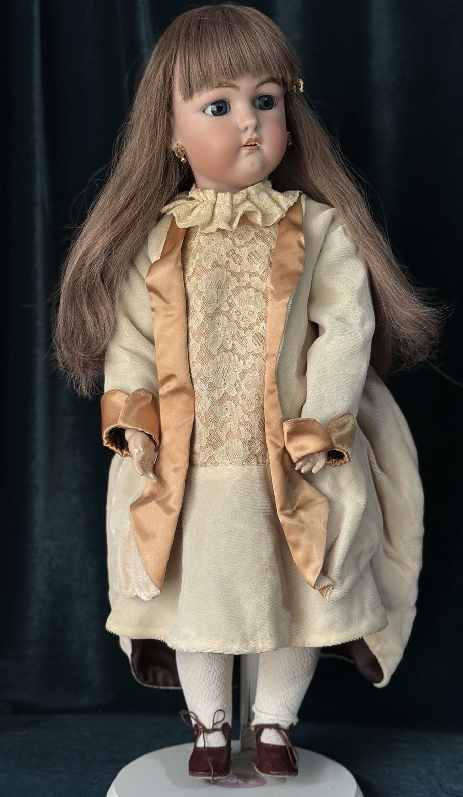 Antique German Simon Halbig Mold 1349 Jutta Character 23” Doll Bisque Head