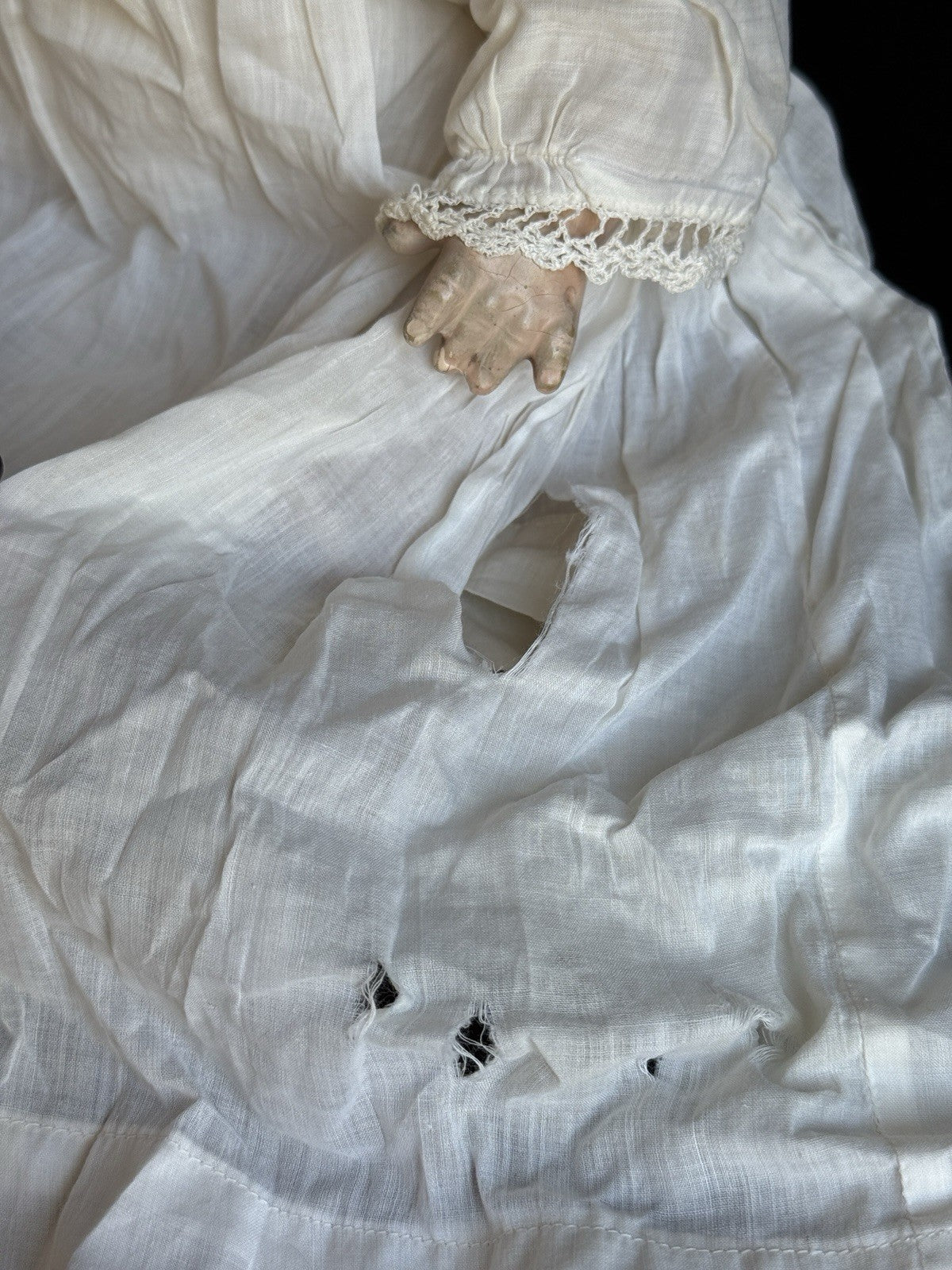 Antique German 16” Kestner JDK 257 Bisque Head Baby Doll