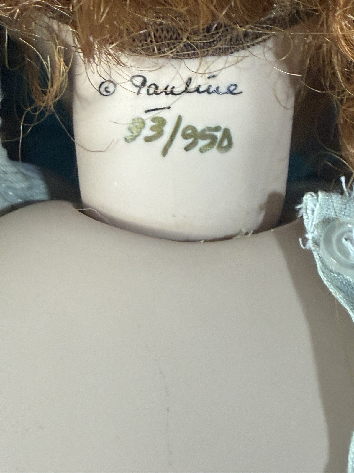 Pauline Bjonness Jacobsen 13” Porcelain Doll Limited 33/950