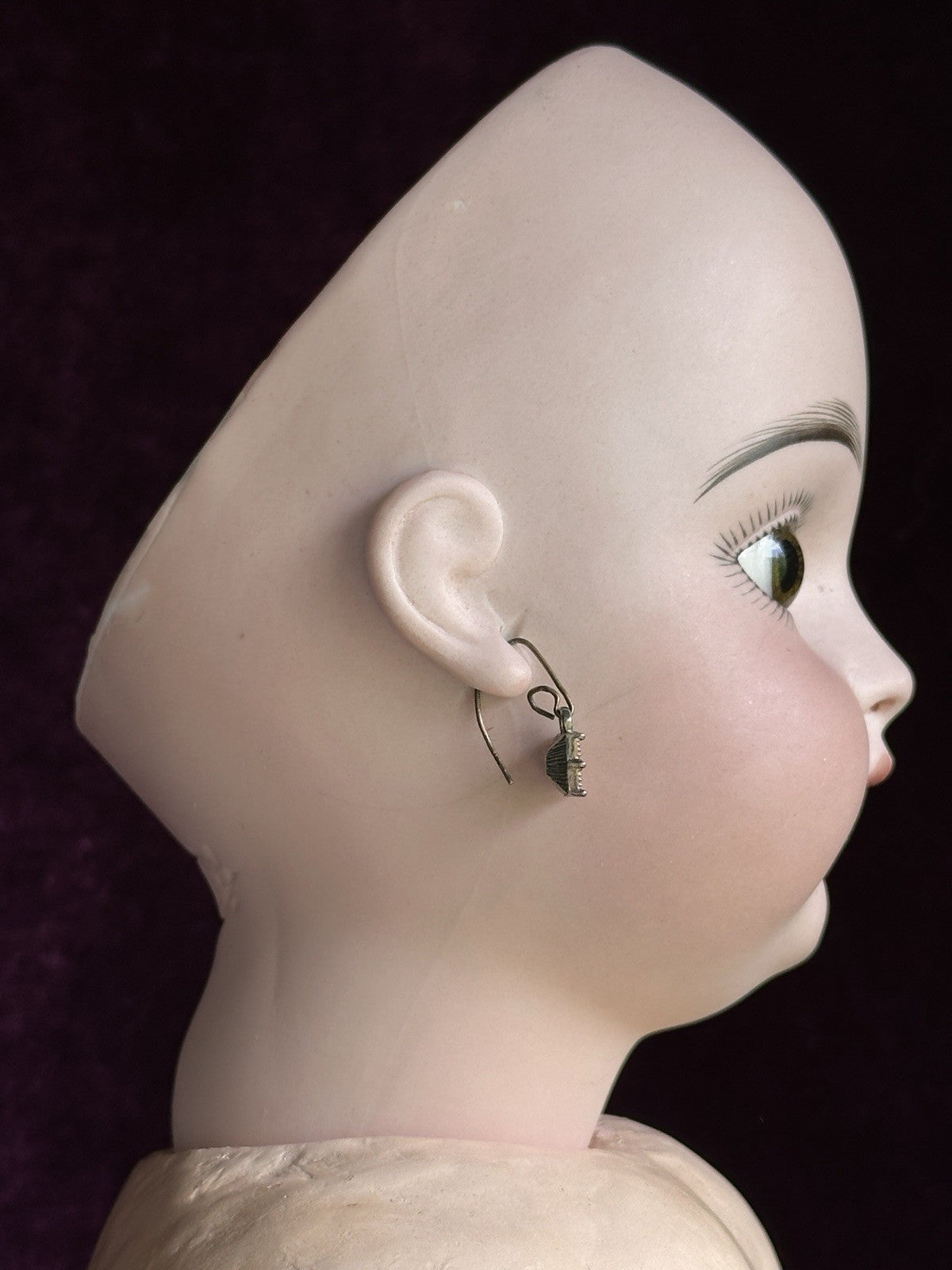 Large Antique French 29” Francis Gaultier Scroll Mark Bisque Head Bebe Doll