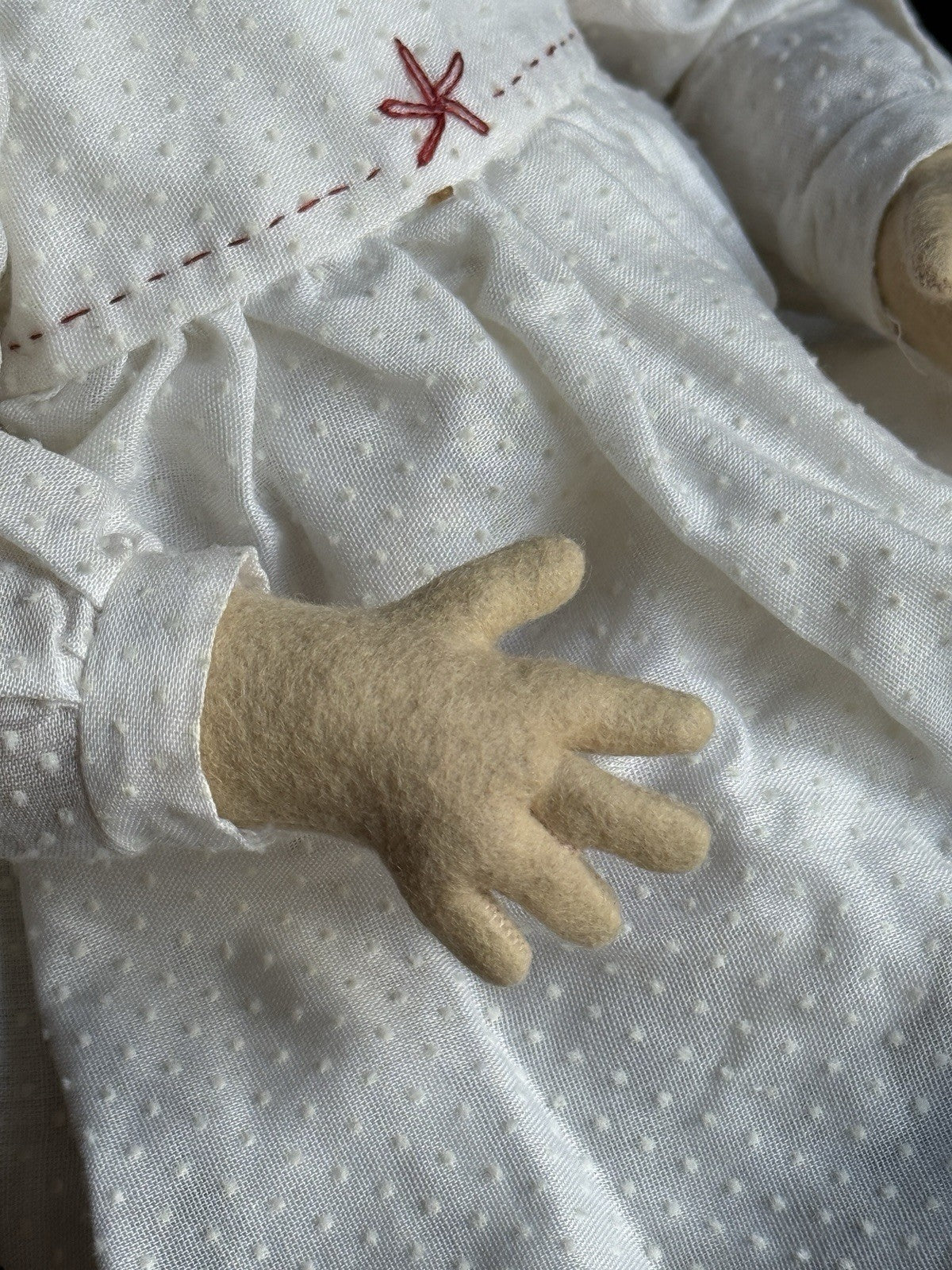 Collectible 16” Maggie lacono Corey Felt Cloth Doll LE 75
