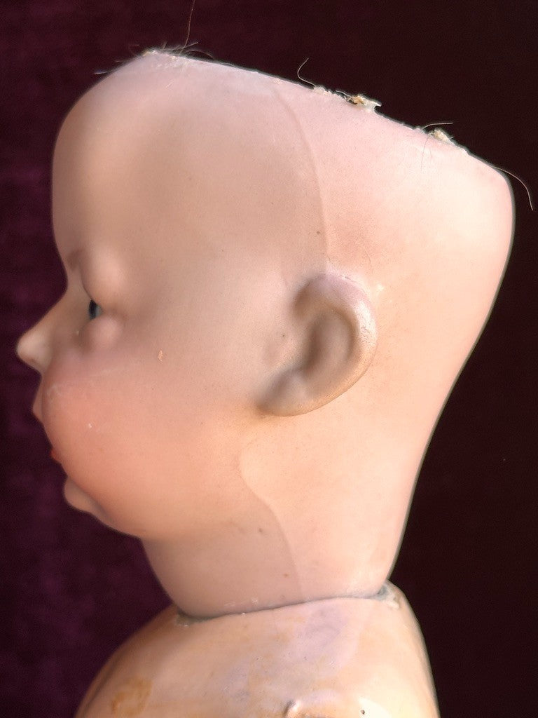 Antique German 15.5” Simon Halbig 1428 Bisque Head Toddler Character Doll