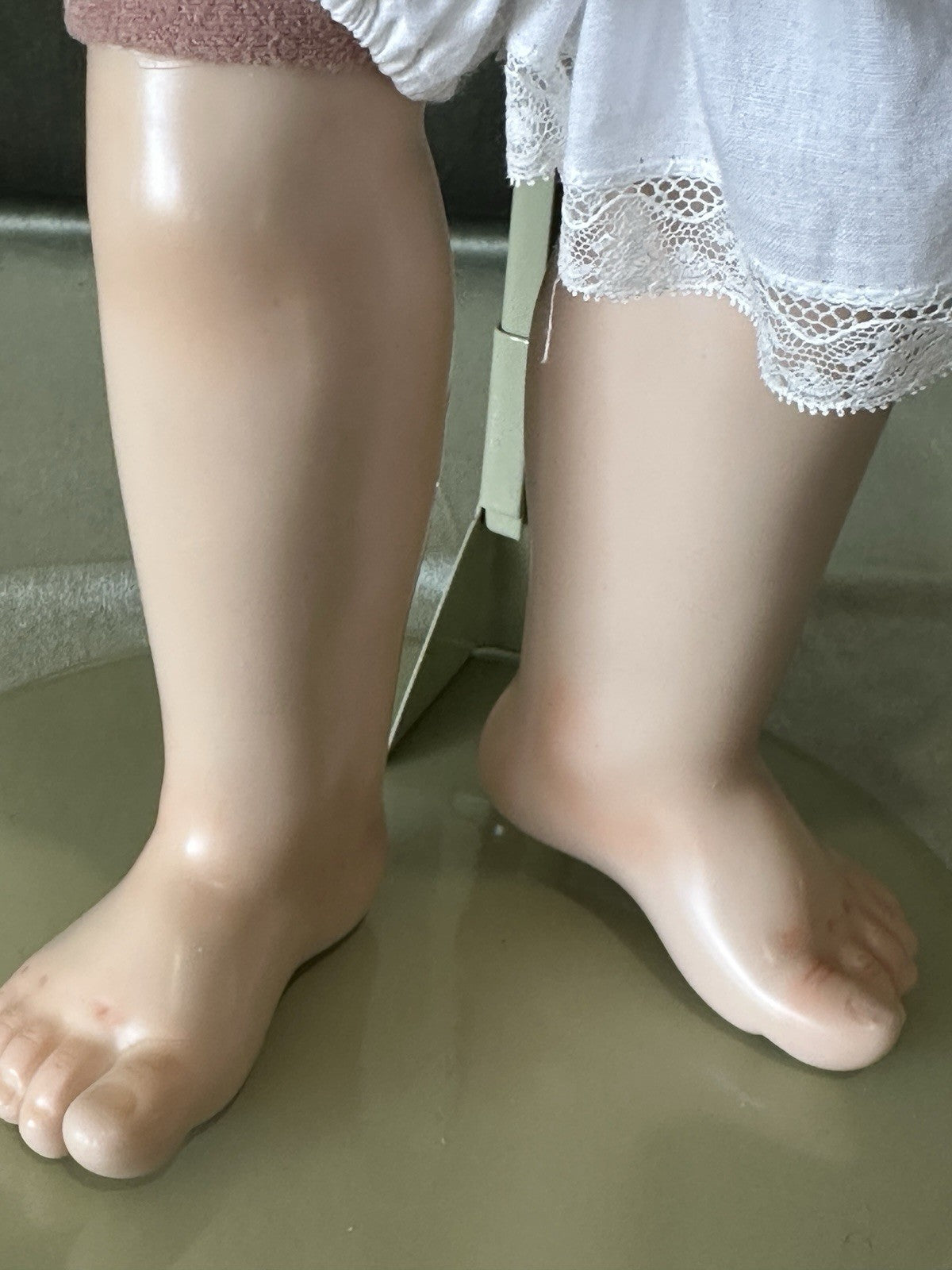 Collectible Artist Susan Krey Baby 22” Doll “Amy” Wax Over Porcelain  LE 50