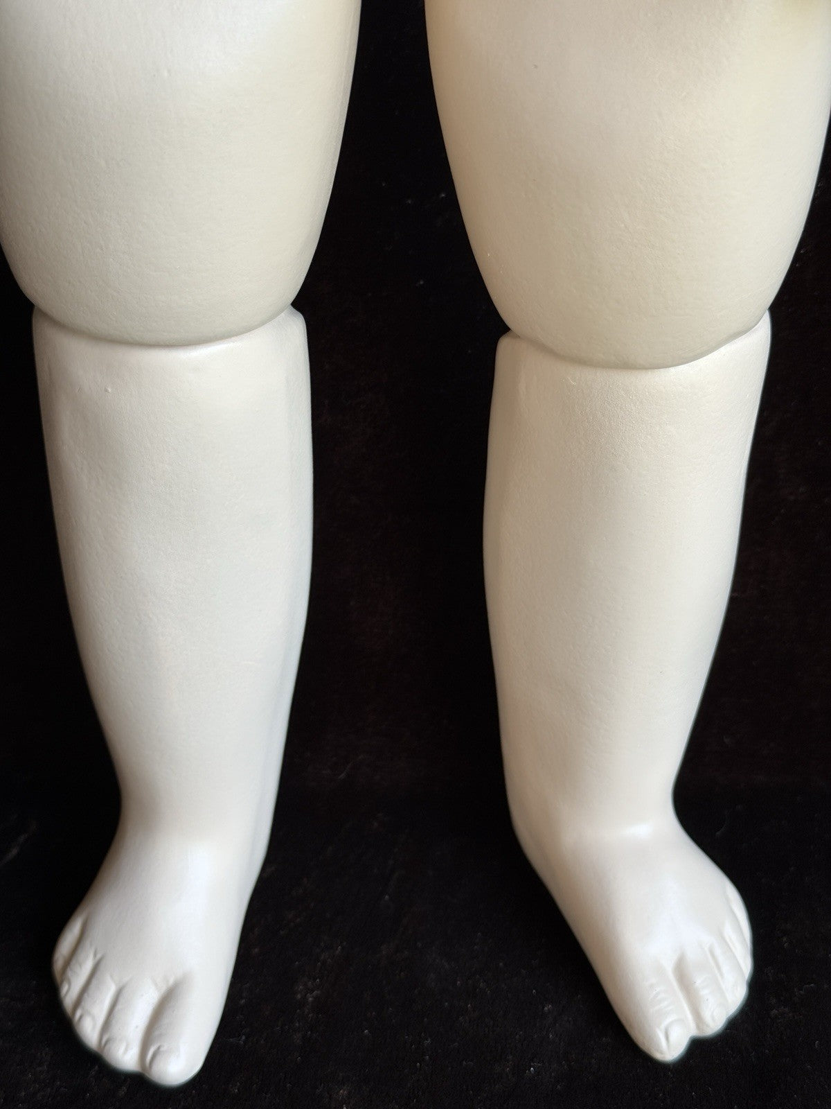 Vintage Large Porcelain Compo 27” Reproduction of Antique French Bru Jne Doll