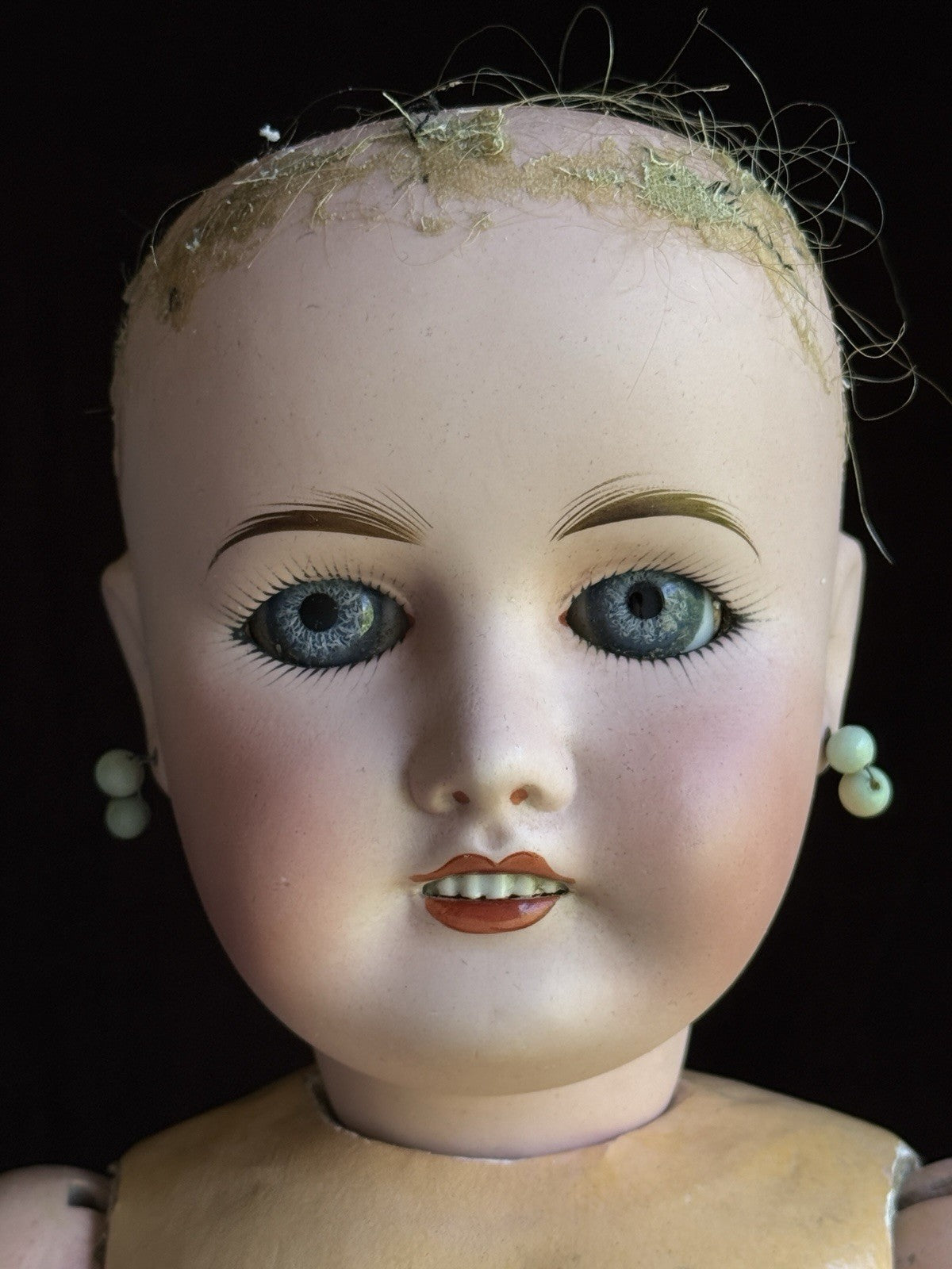 Antique French 21.5” Laternier Limoges Bisque Head Doll