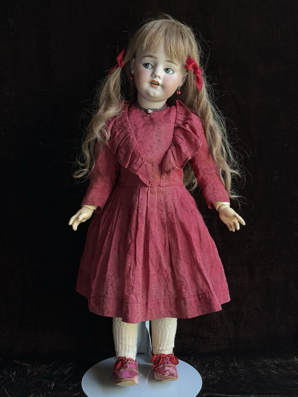 Antique German 22” Simon Halbig 1039 Flirty Eyes Walker Doll