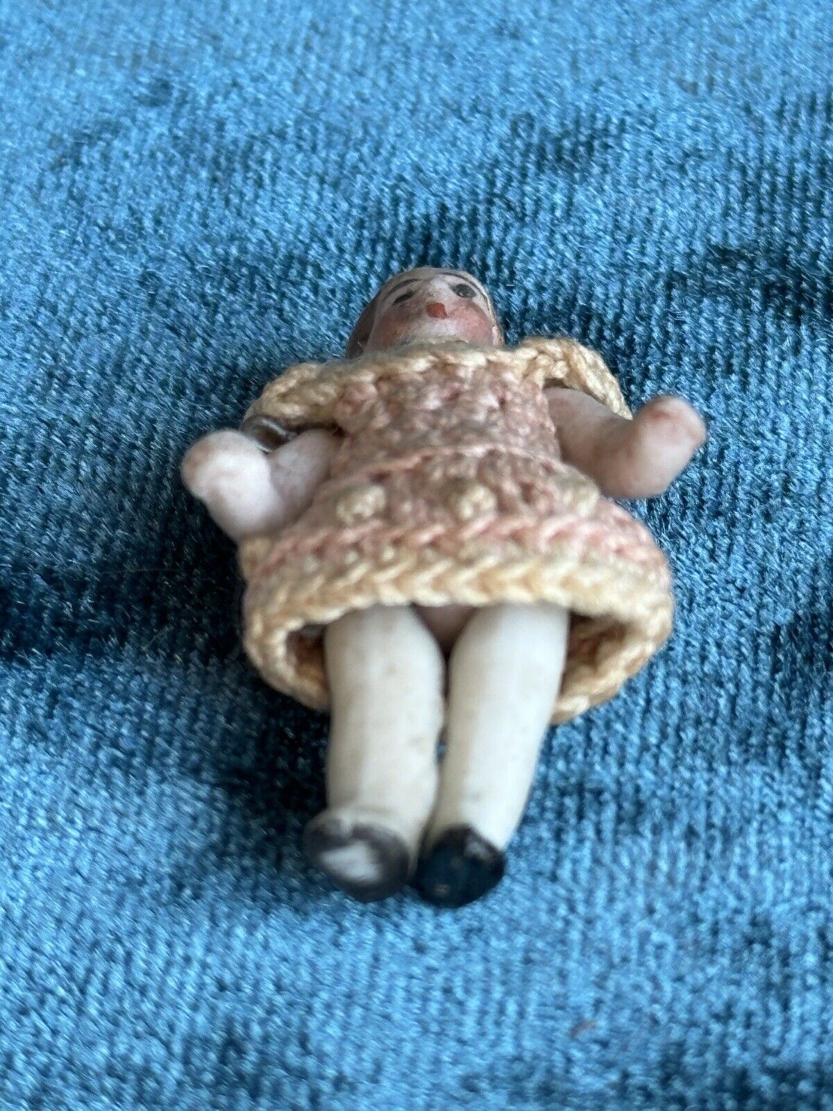 Antique German Hertwig Carl Horn Hansel Gretel Miniature Character Bisque Dolls