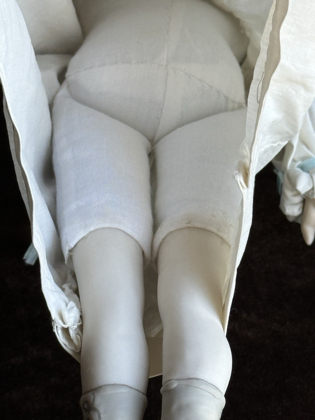 OOAK Collectible 10.75" Kathy Redmond Porcelain Cloth Girl Doll