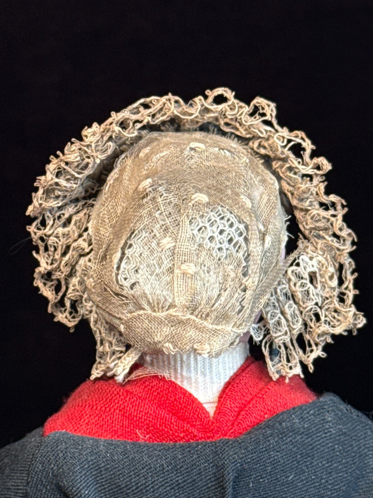 Rare Antique French 9.5" Fashion Fisherwoman Bisque Head Doll