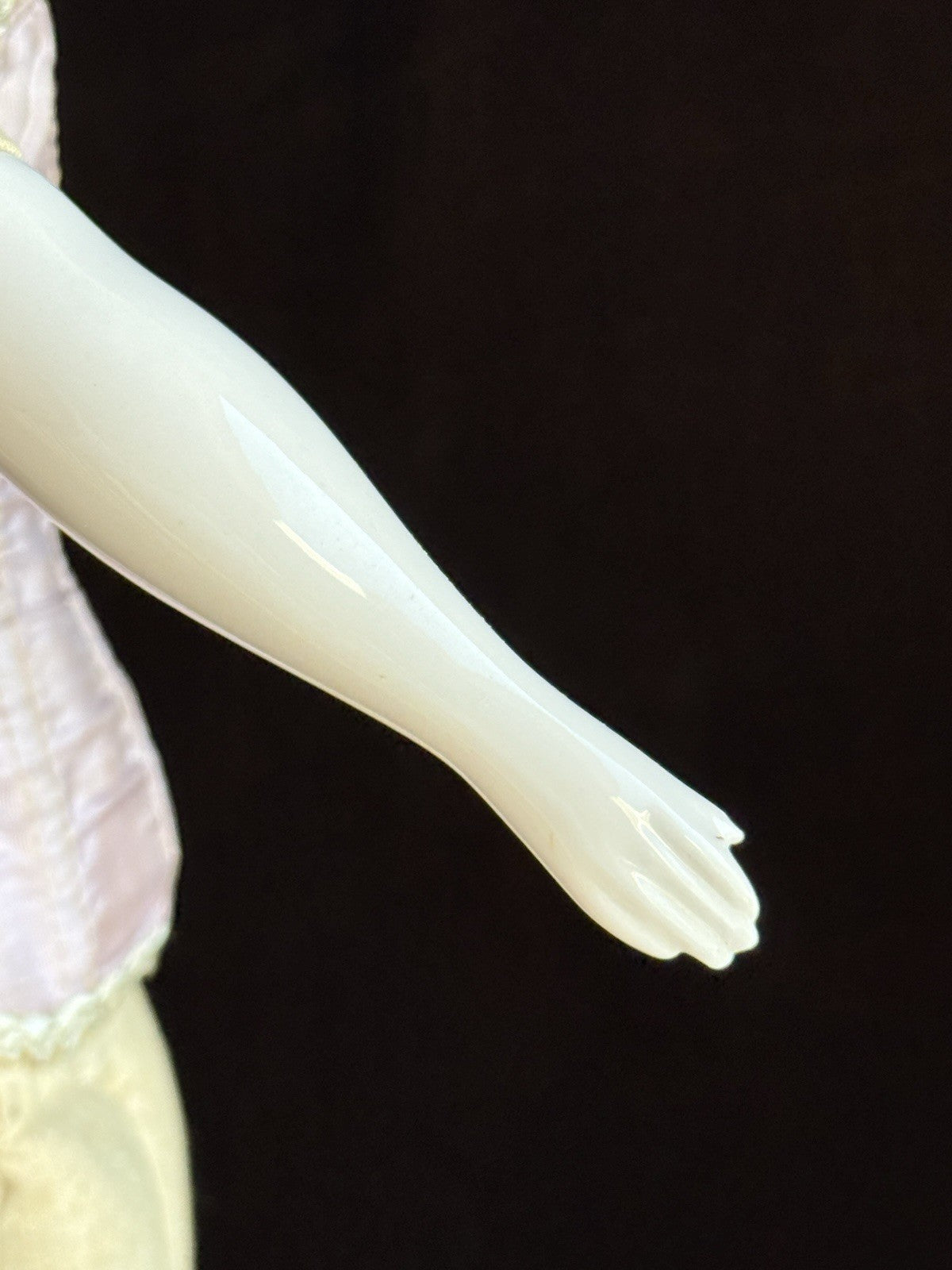 Vintage 1949 Porcelain 18” Reproduction of Antique Grape Lady by Emma Clear