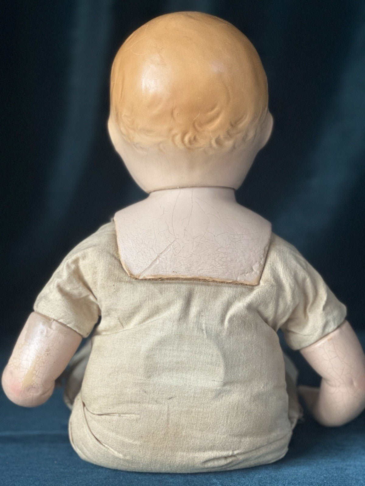Vintage American E.I.H Horsman Composition “Gold Medal Baby” 19” Doll