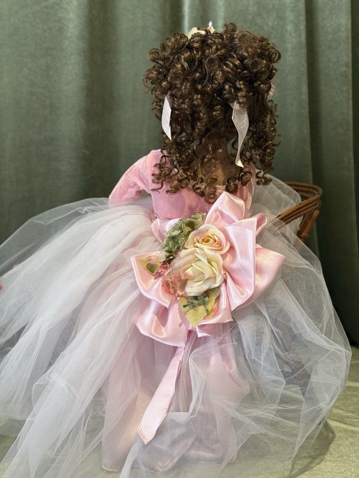 Large 34” Porcelain Ballerina Doll “Lil Flirt” by Donna Rubert LE 750
