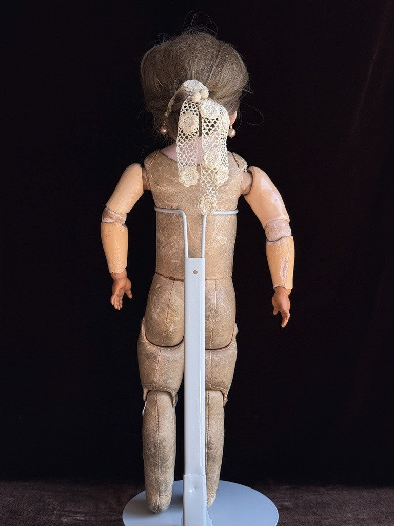 Antique German 22” Simon Halbig 1250 Bisque Shoulder Head Doll