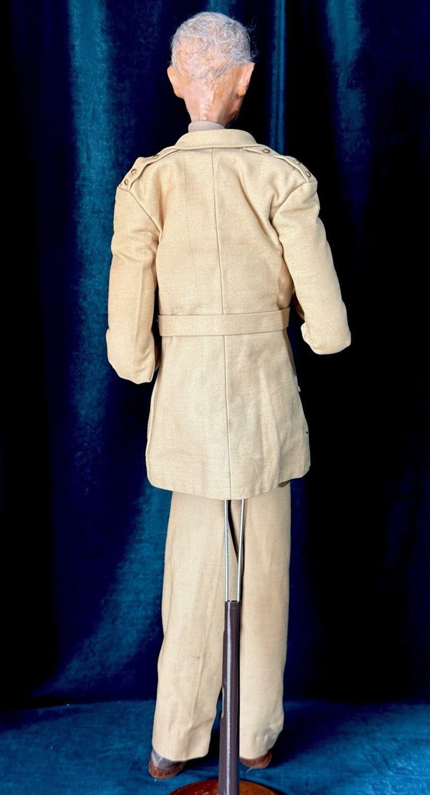 Character General Douglas MacArthur (?) 25” Stockinete Doll by Bernard Ravca (?)