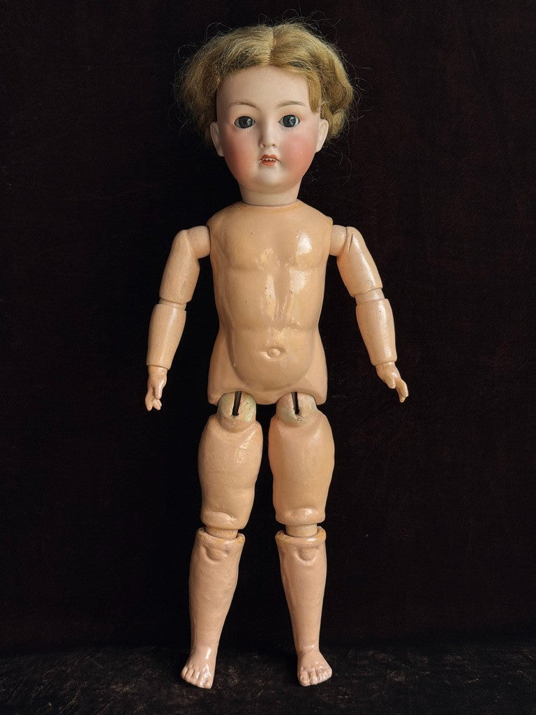 Antique German 18” Gebrüder Ohlhaver Revalo 10727 Bisque Head Doll