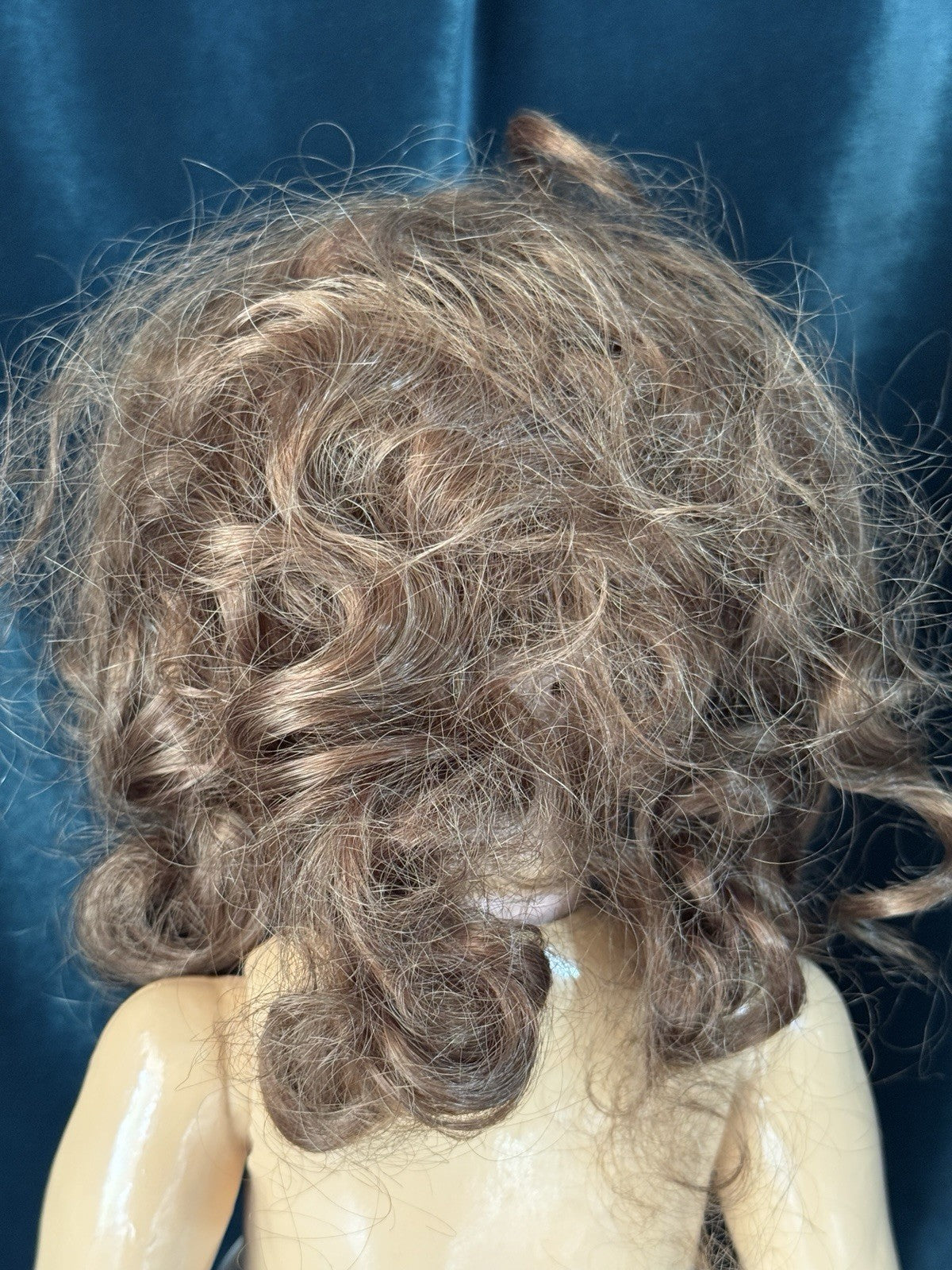 Antique German Kley Hahn Walkure 24” Doll Bisque Head Composition Body