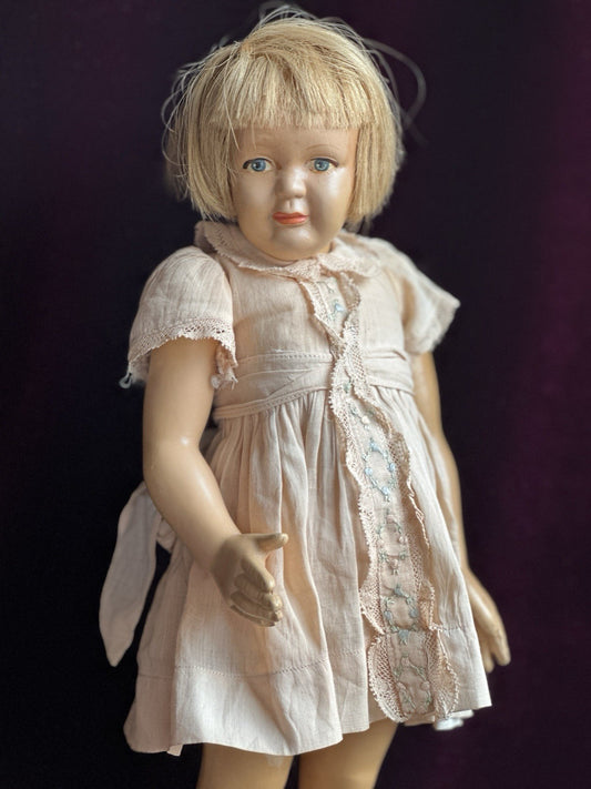 Rare Vintage American 15” Latex Dewees Cochran Portrait Doll