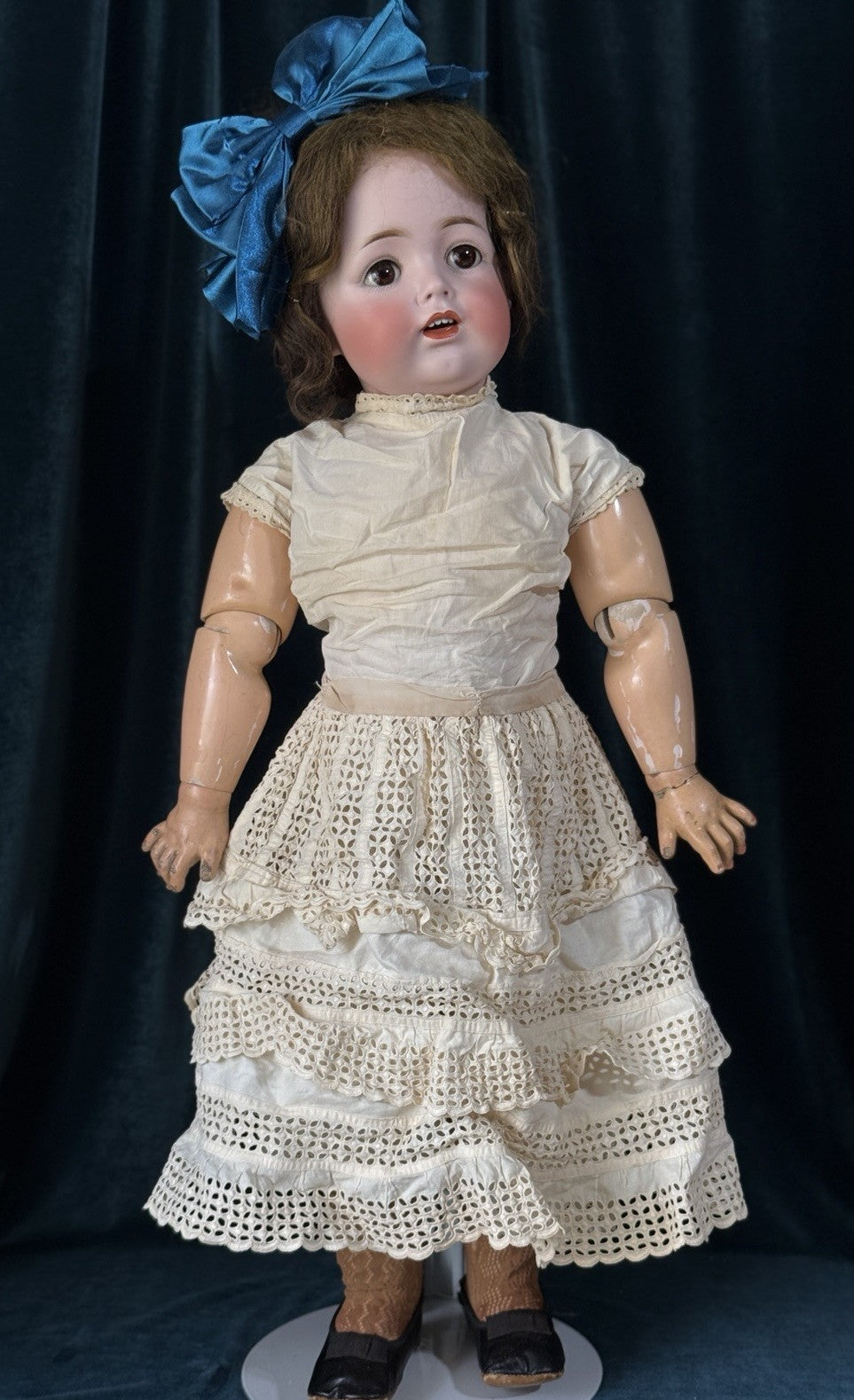Antique 1890’s German 26” JDK Kestner 260 Toddler Doll French  Bebe Jumeau Body